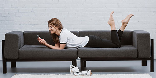 Beispiel von Polsterschaumstoff f�r ein Sofa von schaumstoffnachmass.ch