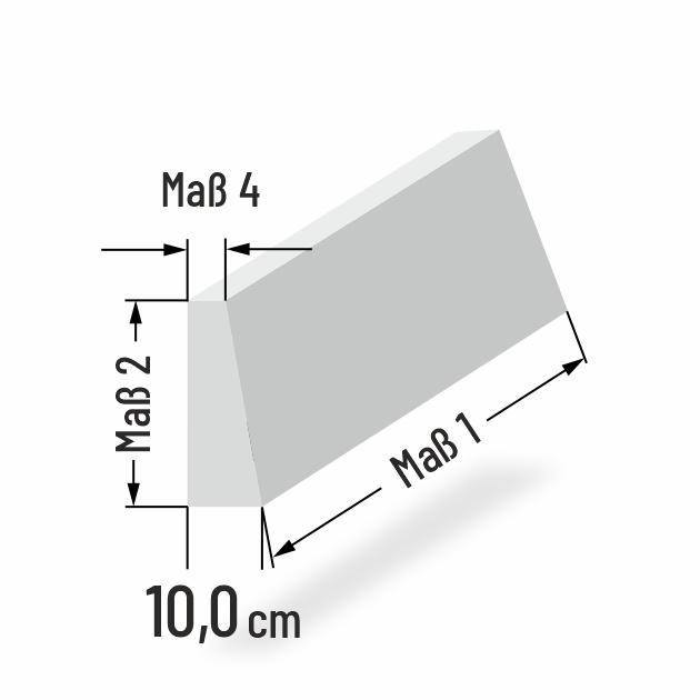 10cm dicke Kaltschaum R�ckenkeilkissen nach Ma�