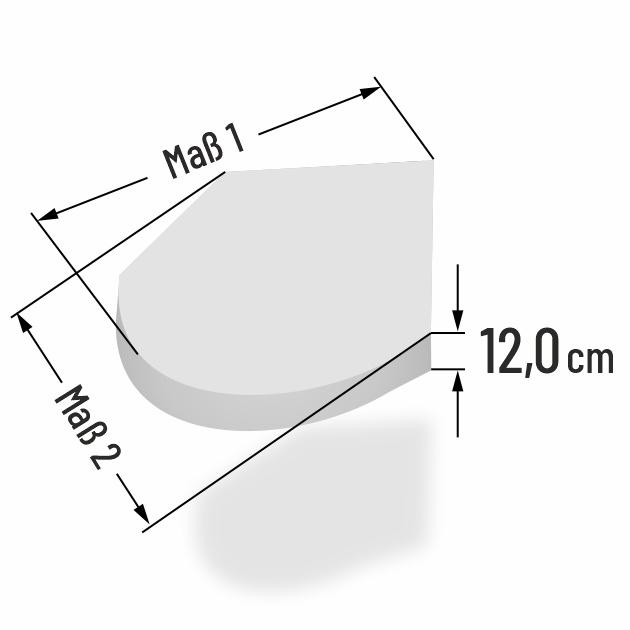 12cm dicke Babymatratze im Sondermass