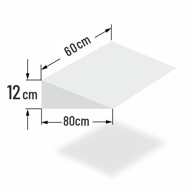 12cm erh�hter Matratzenkeil f�r 60cm Bettbreite