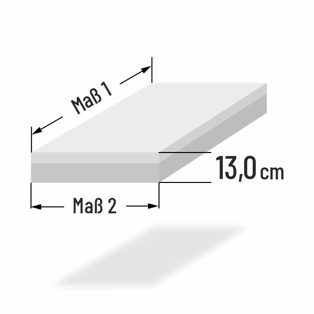 13cm dicke Kaltschaum Loungekissen nach Mass