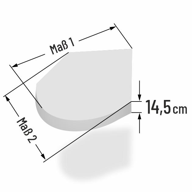 14.5cm dicke Babymatratze im Sondermass