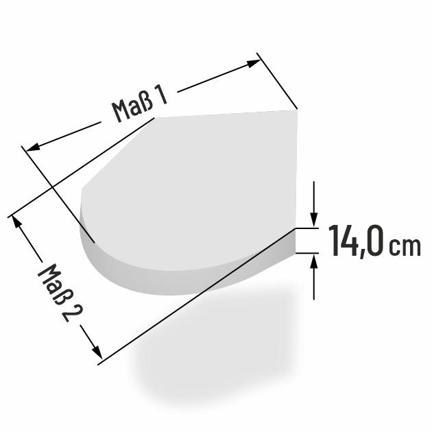 14cm dicke Babymatratze im Sondermass