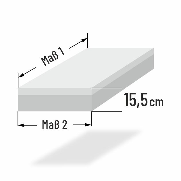 15.5cm dicke Komfort Sofa Sitzkissen nach Ma�
