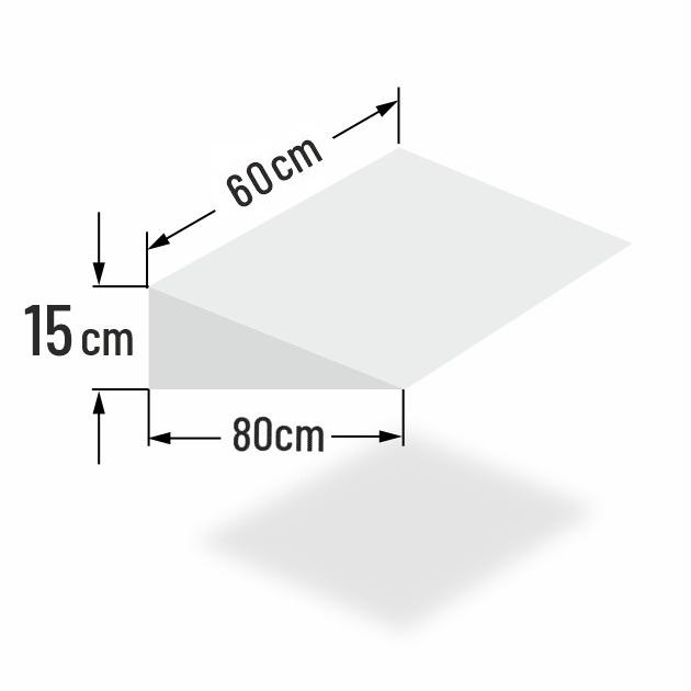 15cm erh�hter Matratzenkeil f�r 60cm Bettbreite