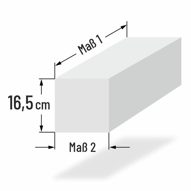 16.5cm dicke Matratzenverbreiterung nach Ma�