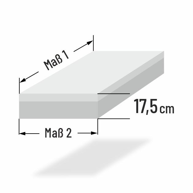 17.5cm dicke Komfort Sofa Sitzkissen nach Ma�