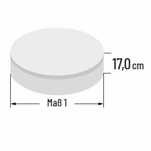 17cm dicke Kaltschaum Sofa Rundkissen