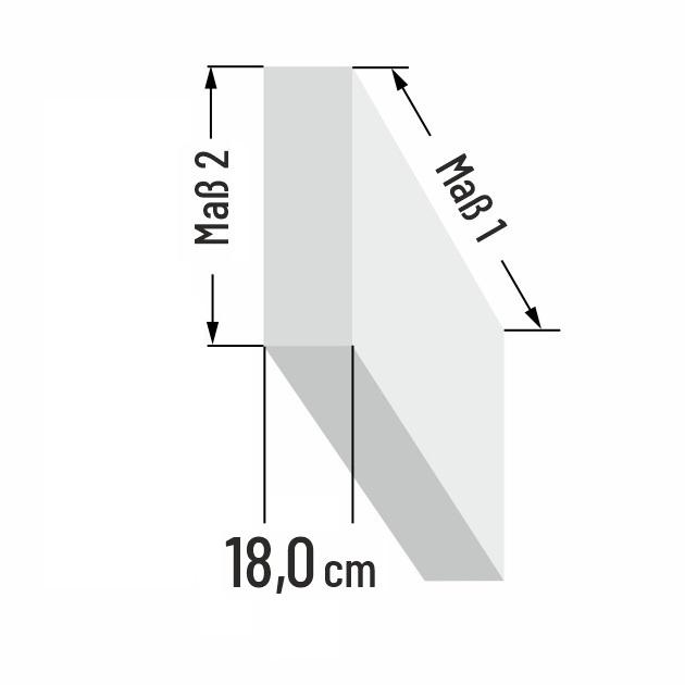 18cm dicke Kaltschaum R�ckenkissen nach Ma�