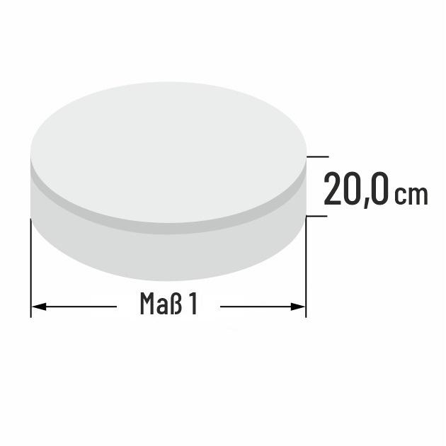20cm dicke PUR Schaumstoff runde Sofa Sitzkissen