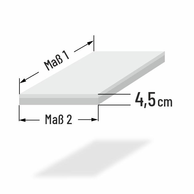 4.5cm dicke Komfort Sitzkissen nach Ma�