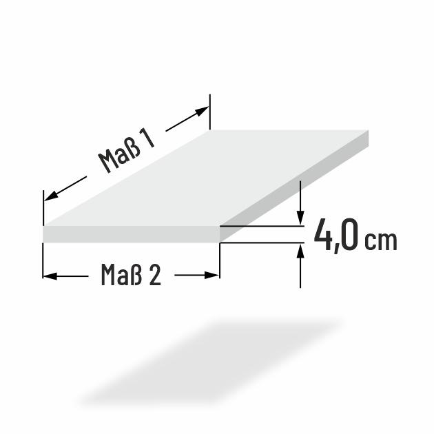 4cm dicke Laufgitter Einlage nach Ma�