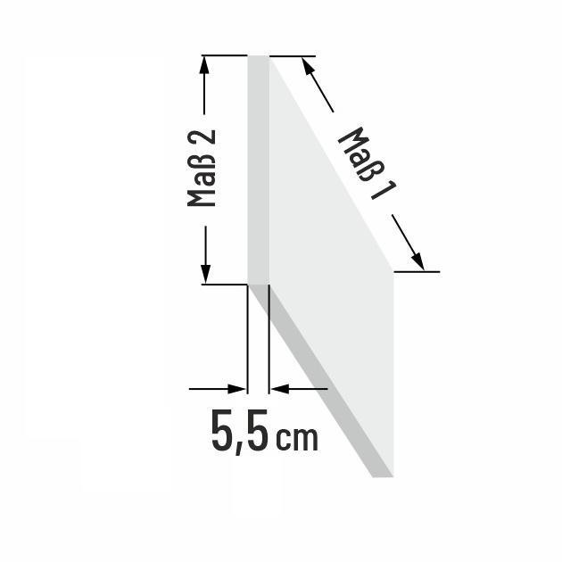 5.5cm dicke PUR Schaumstoff R�ckenkissen nach Ma�