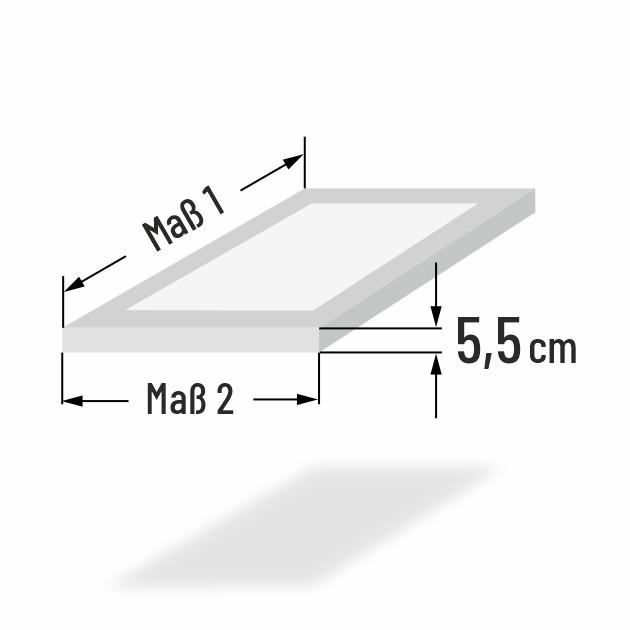 5.5cm dicke Stubenwagen Matratze nach Ma�