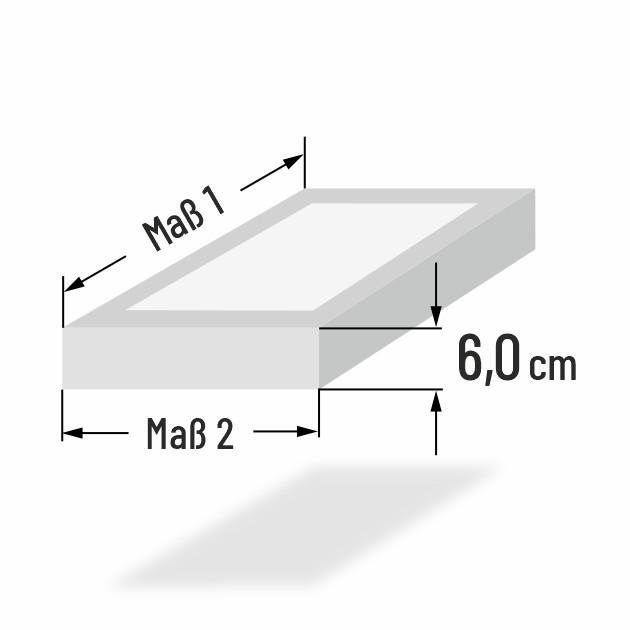 6cm dicke Babymatratze nach Mass