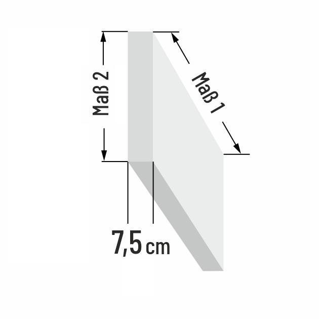 7.5cm dicke PUR Schaumstoff R�ckenkissen nach Ma�