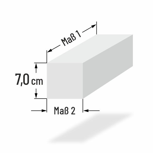 7cm dicke Matratzenverbreiterung nach Ma�