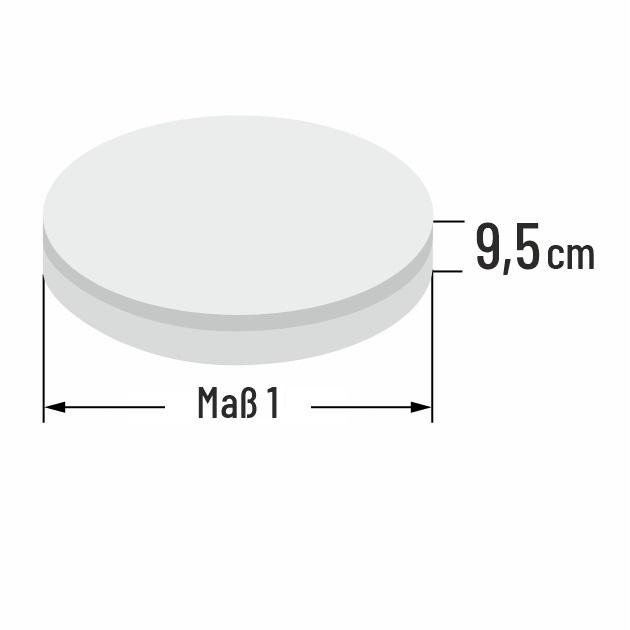9.5cm dicke Kaltschaum Sofa Rundkissen