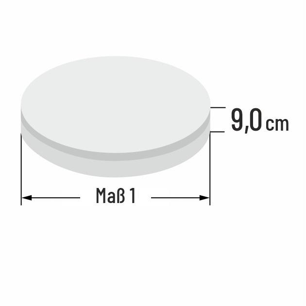 9cm dicke PUR Schaumstoff runde Sofa Sitzkissen