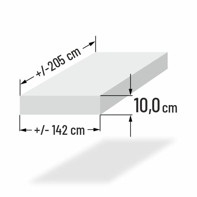 Kaltschaumplatte 200x140x10cm K5560