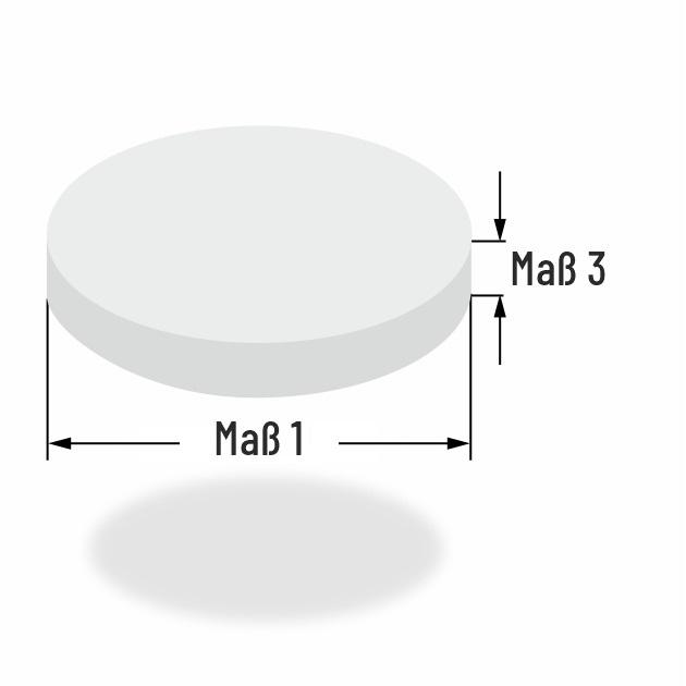 Kaltschaumzuschnitt K35/30 rund