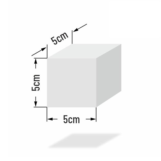 Schaumstoff W�rfel 5x5x5cm