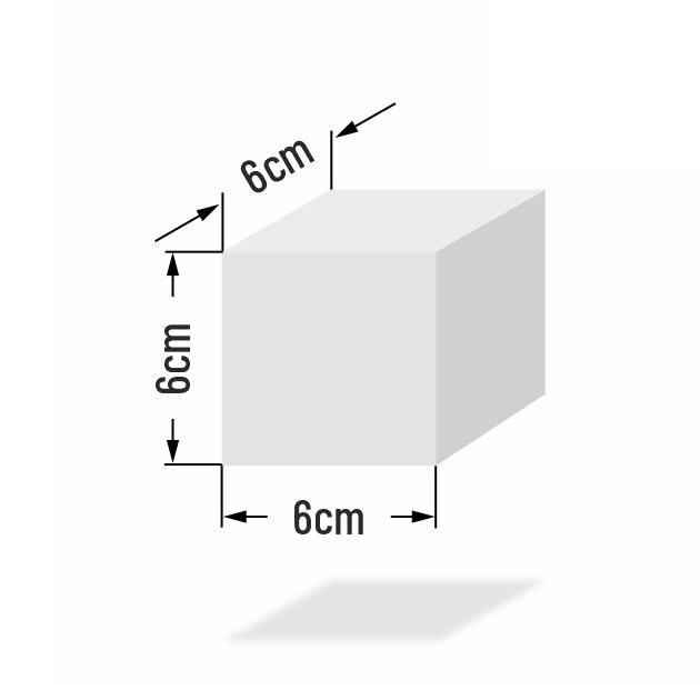 Schaumstoff W�rfel 6x6x6cm